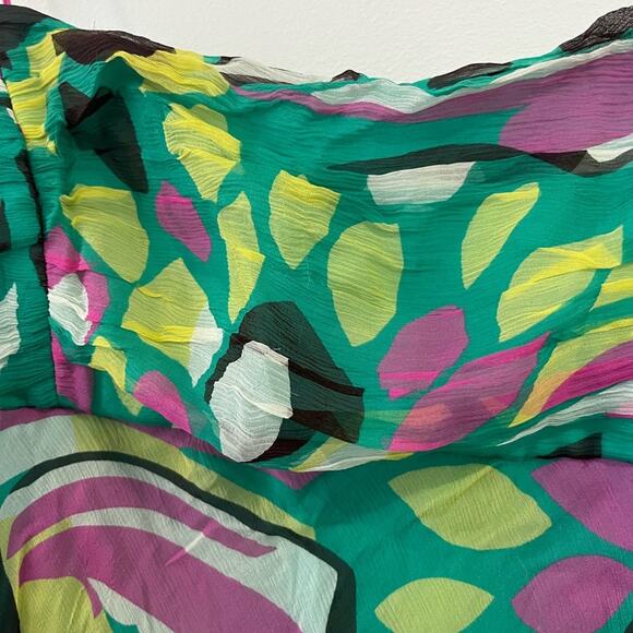 Milly of New York Vintage Y2k Babydoll Silk Dress 8 - Picture 5 of 11